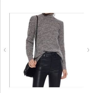 Joie 	Adaliz marled cotton and cashmere-blend sweater